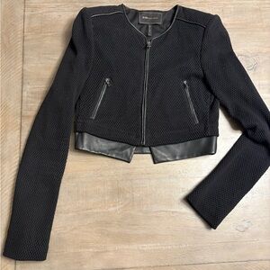 BCBGMaxAzria DUKE Black Modern Blazer|Jacket